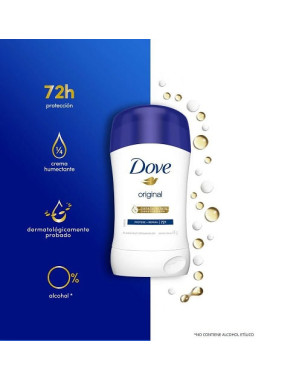 Dove Original Antitranspirante Barra Stick 72h 45 G