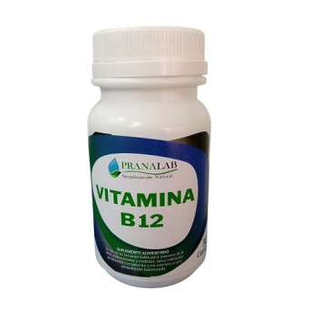 Vitamina B12 30 capsulas 12 Mcg Lab Pranalab