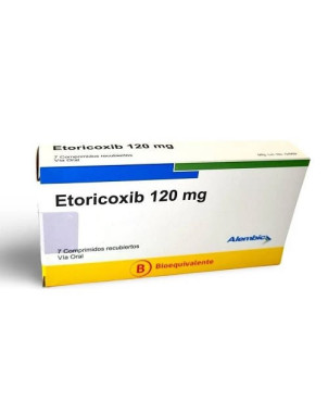 Etoricoxib 120 mg 7 comprmidos
