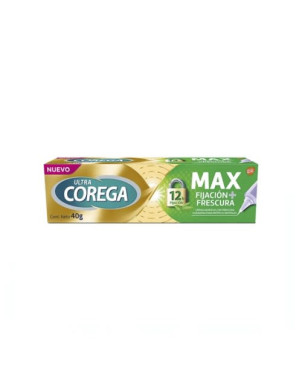 Corega Ultra Max Fijacion + Frescura 12 Horas 40 Gr