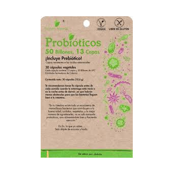 Probioticos 50 Billones 13 Cepas x 30 Cápsulas Dulzura Natural