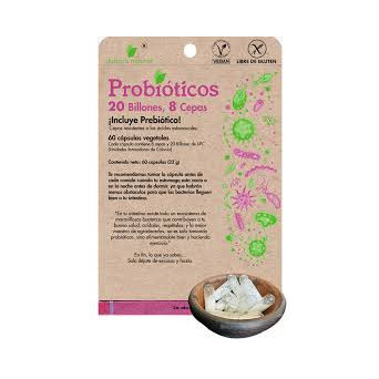 Probioticos 20 Billones 8 Cepas x 60 Cápsulas Dulzura Natural