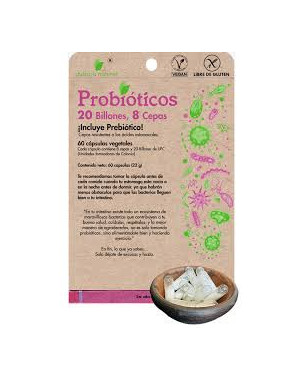 Probioticos 20 Billones 8 Cepas x 60 Cápsulas Dulzura Natural