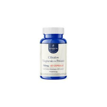 Citratos de Magnesio + Potasio 700 mg x 60 Capsulas Karun Life