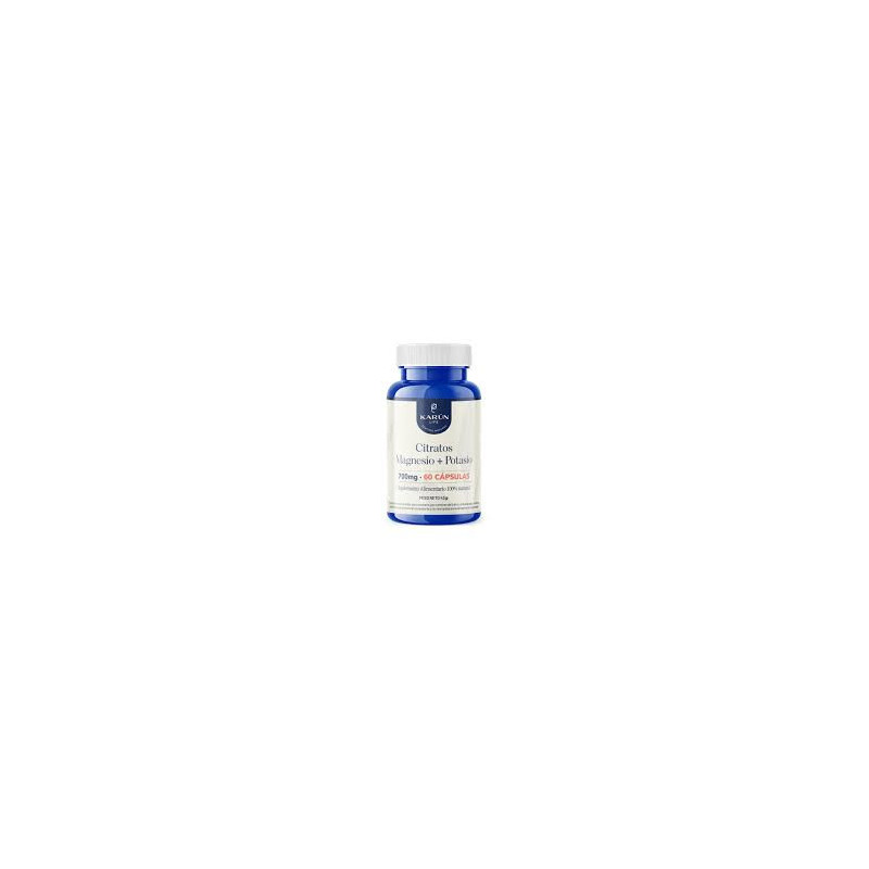 Citratos de Magnesio + Potasio 700 mg x 60 Capsulas Karun Life