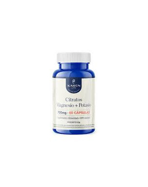 Citratos de Magnesio + Potasio 700 mg x 60 Capsulas Karun Life