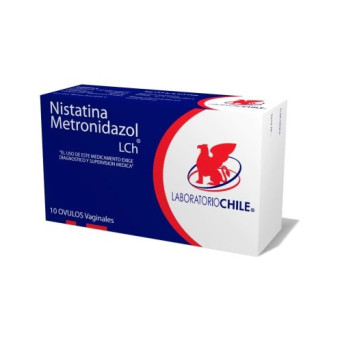Nistatina Metronidazol 10 Ovulos 100.000 UI/500mg Lab Chile