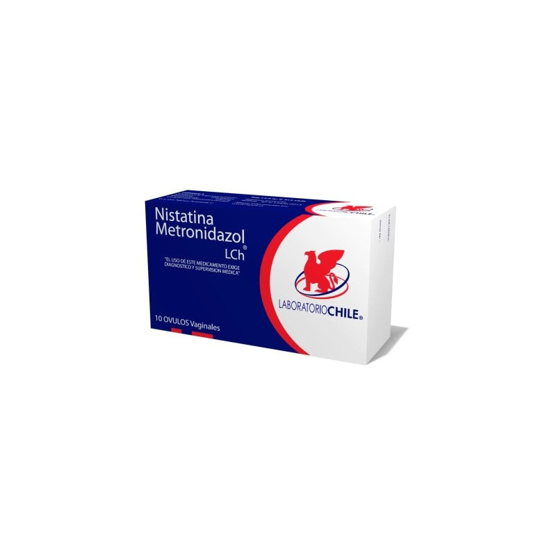 Nistatina Metronidazol 10 Ovulos 100.000 UI/500mg Lab Chile