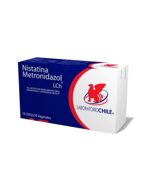 Nistatina Metronidazol 10 Ovulos 100.000 UI/500mg Lab Chile