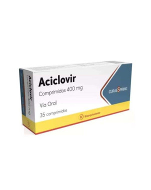 Aciclovir 400 Mg X 35 Comp Curaspring