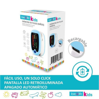 Oximetro de Pulso Saturometro Infantil 1 Unidad