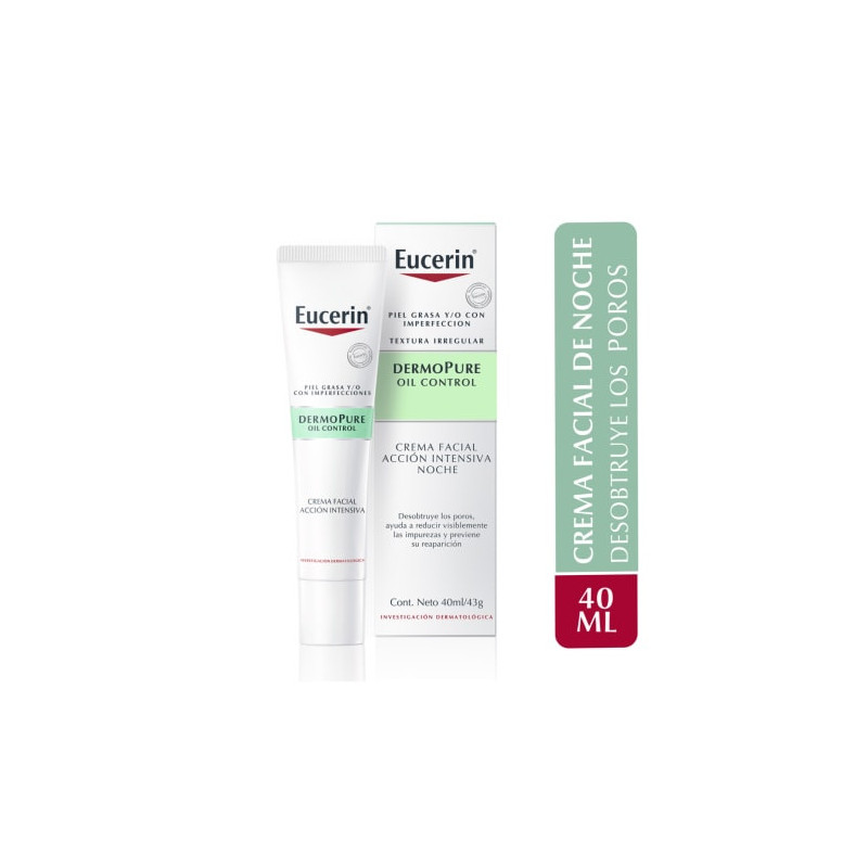 Eucerin Crema Facial Dermo Pure Oil Control 40 Ml