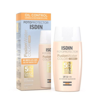 Isdin Fotoprotector Fusion Water Color Light 50 Ml Oil Control SPF 50