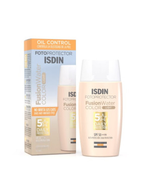Isdin Fotoprotector Fusion Water Color Light 50 Ml Oil Control SPF 50