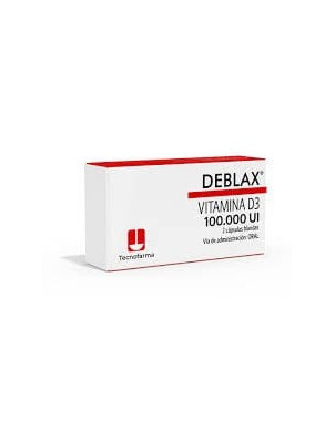 Deblax 100.000 x 2 cápsulas blandas