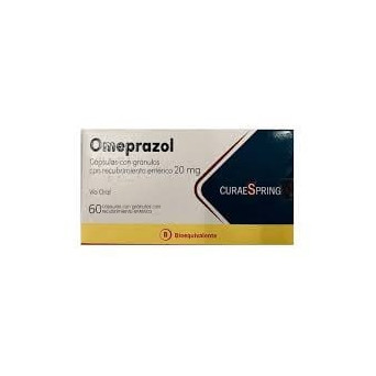 Omeprazol 20 mg x 60 capsulas CuraSpring