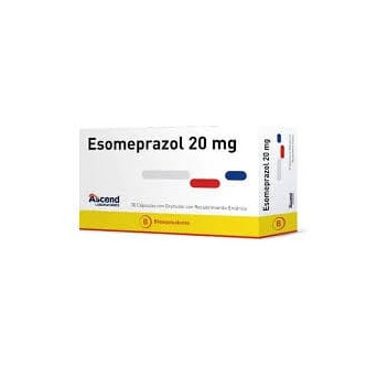 Esomeprazol 20 mg x 30 caps Ascend