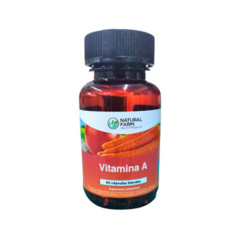 Vitamina A 60 Cap. Blandas Natural Farm