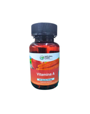 Vitamina A 60 Cap. Blandas Natural Farm