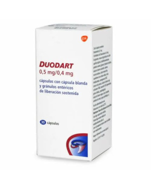 Duodart 0.5mg / 0.4mg 30 cápsulas