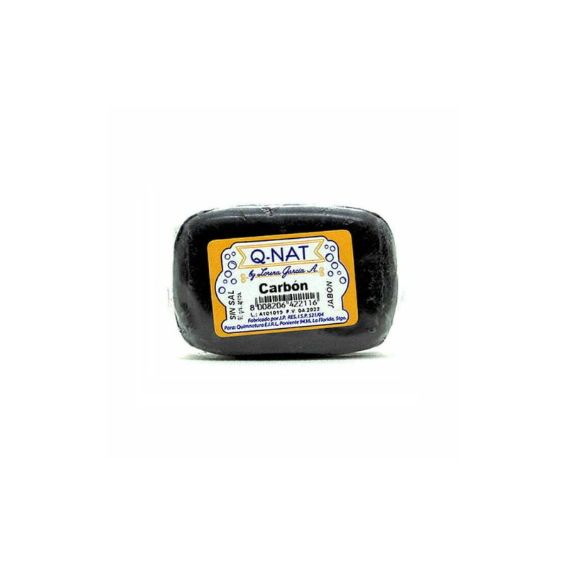 Q Nat Jabon Carbon 90 Gr