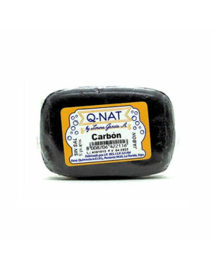 Q Nat Jabon Carbon 90 Gr