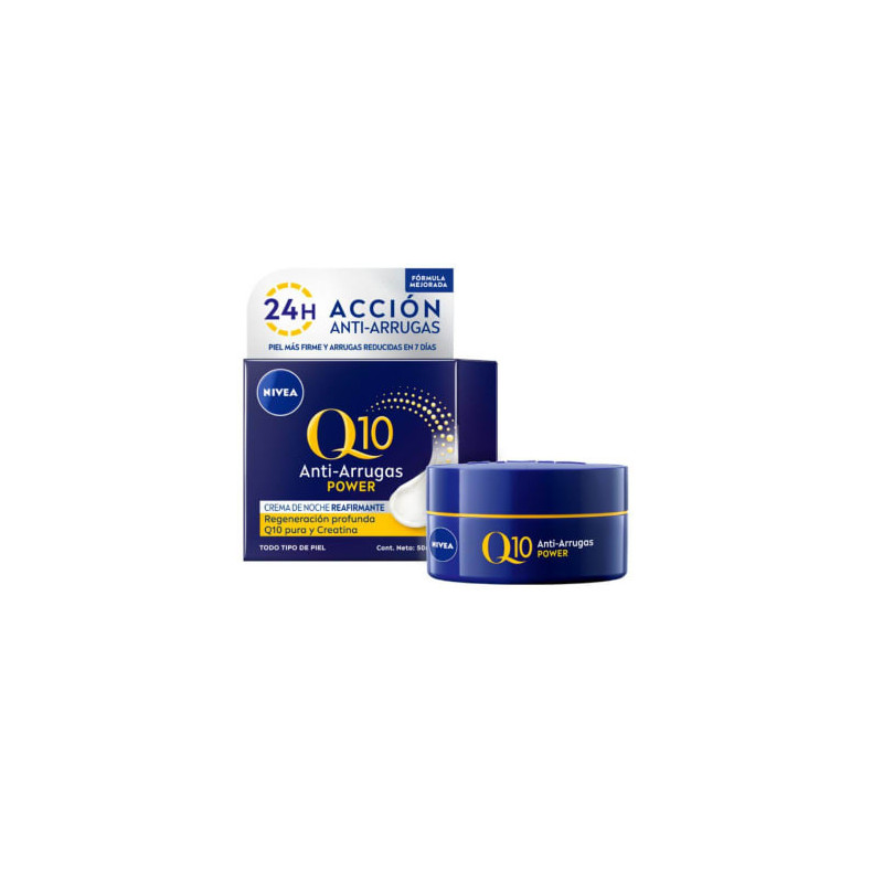 Nivea Crema Facial De Noche Q10 Plus Antiarrugas 50 Ml