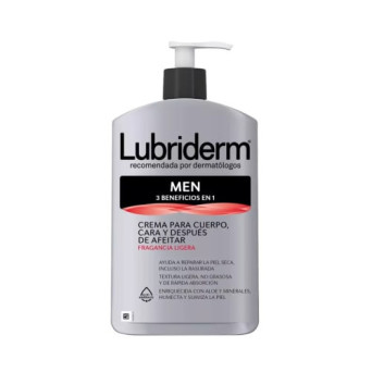 Lubriderm Men 3 Beneficios Cuerpo Y Cara After Shave 400 mL