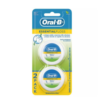 Oral B EssentialFloss Hilo Dental 2 Unidades 25 Mts