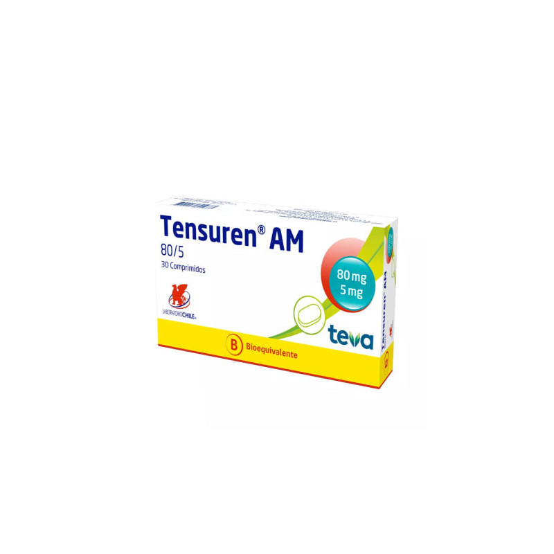 Tensuren AM 80/5 30 Comprimidos