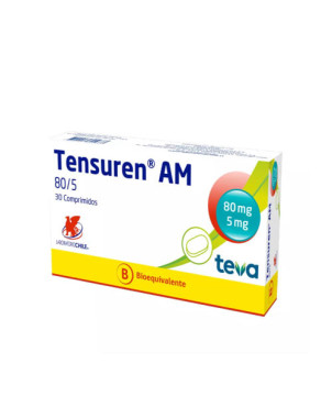 Tensuren AM 80/5 30 Comprimidos