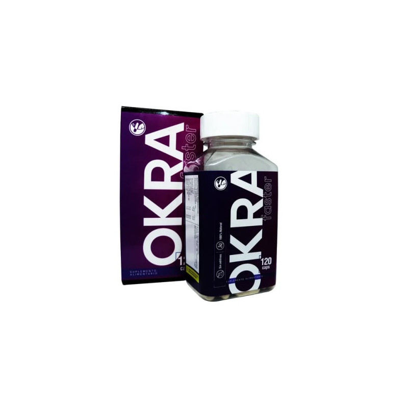 Okra Faster 120 Capsulas   VENCE 08/2026    STOCK 1