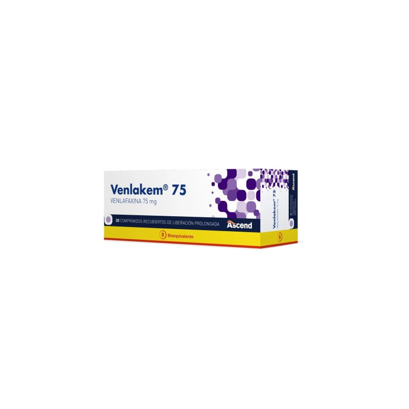 Venlakem 75 Mg X 30 Comp LP