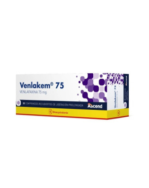 Venlakem 75 Mg X 30 Comp LP