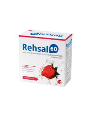 Rehsal 60 Sabor Frutilla 8 Sachet