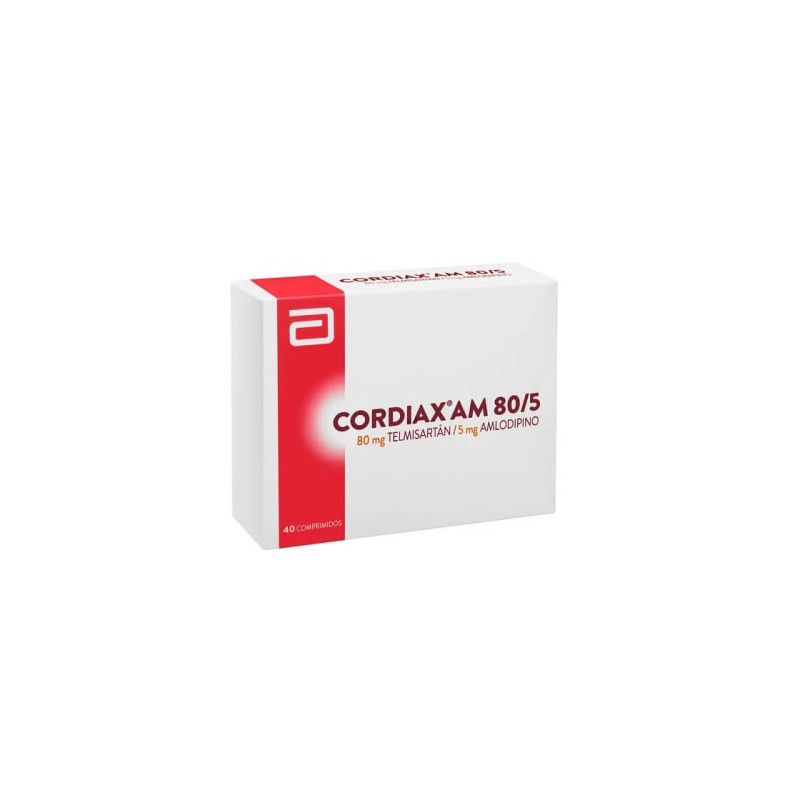 Cordiax AM 80/5 mg 40 Comprimidos