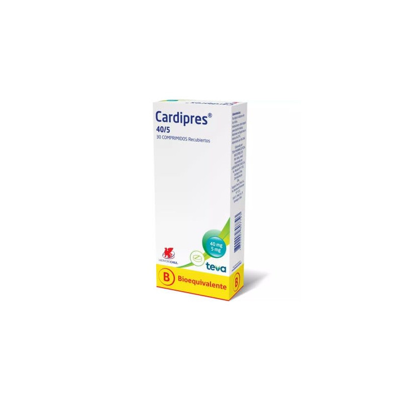 Cardipres 40/5 Mg 30 comprimidos