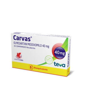 Carvas 40 Mg 30 Comp.