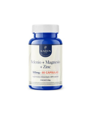 Selenio Magnesio Y Zinc 60 Capsulas Karun Life