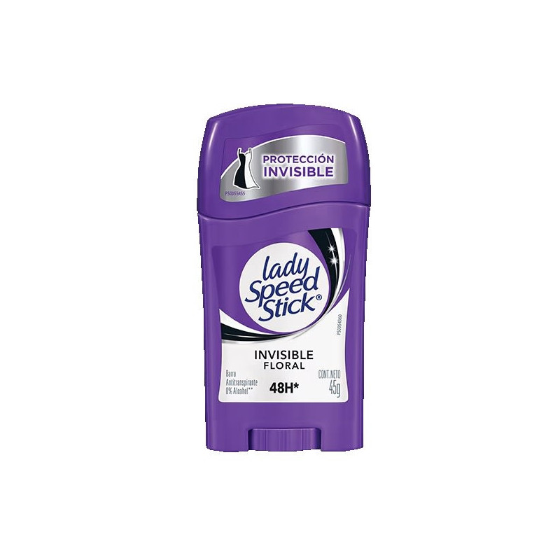 Lady Speed Stick Desodorante Barra Invisible Floral 45 Gr