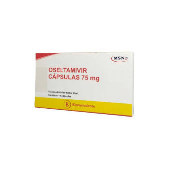 Oseltamivir 75 mg x 10 cápsulas