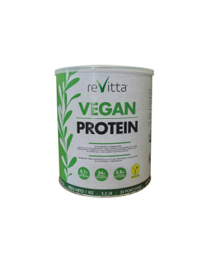 Vegan Protein Vainilla 24G 1 kg. ReVitta