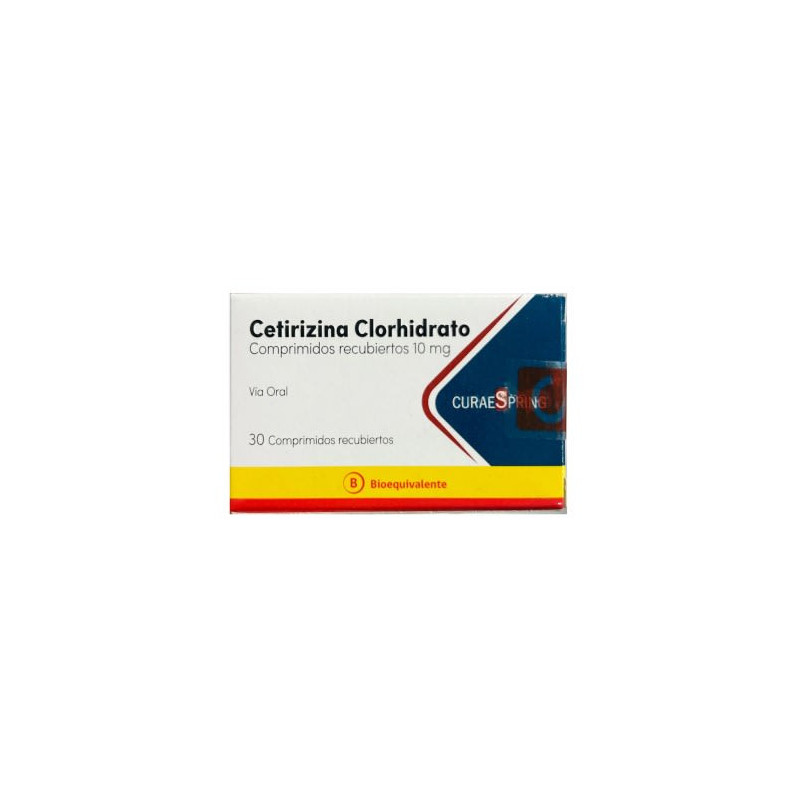 Cetirizina Clorhidrato 10 Mg 30 Comprimidos