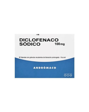Diclofenaco Sodico 100 Mg 8 Capsulas Andromaco