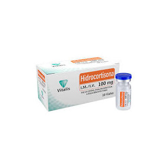 Hidrocortisona 100 Mg X 10 Frascos Vitalis