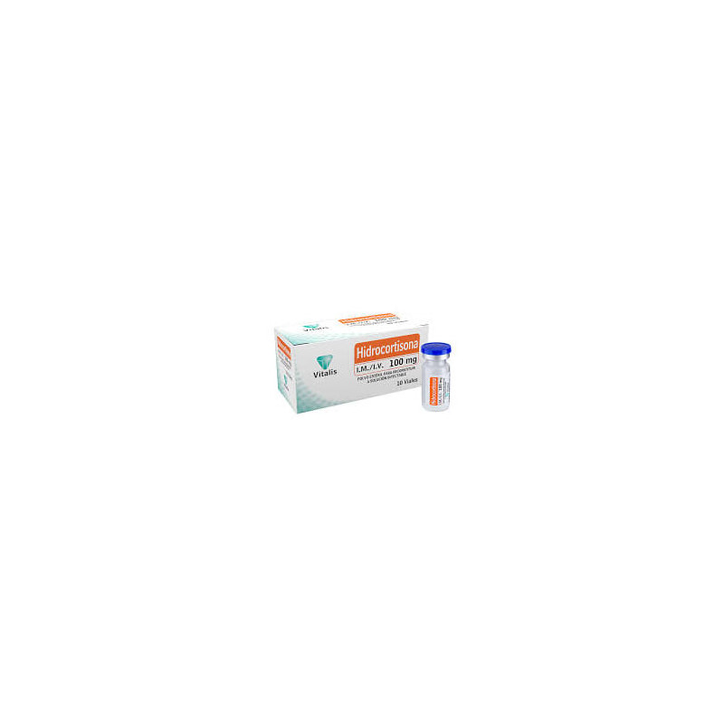 Hidrocortisona 100 Mg X 10 Frascos Vitalis