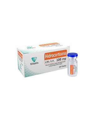 Hidrocortisona 100 Mg X 10 Frascos Vitalis