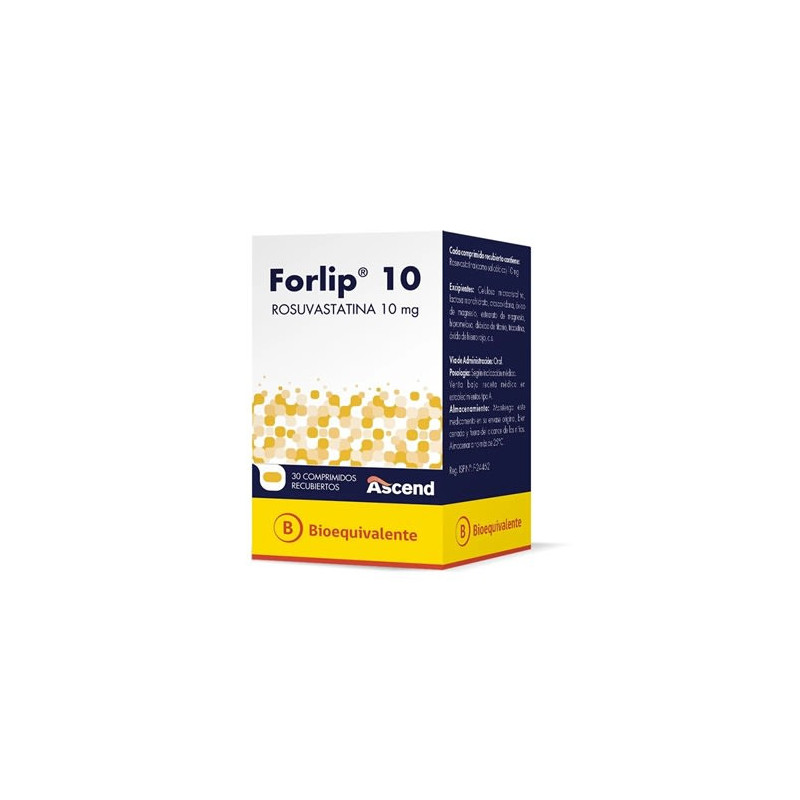 Forlip 10 mg 30 comprimidos recubiertos
