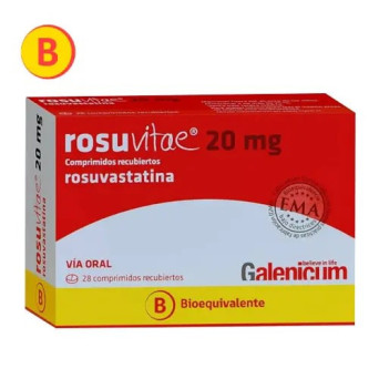 Rosuvitae 20 mg 28 comprimidos