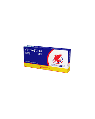 Paroxetina 20 mg x 30 comp Lab Chile